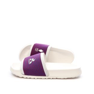 Claquettes Blanches/Bleu/Rouge Mixte Le Coq Sportif Slide pas cher