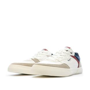 Baskets Blanches Homme Pepe jeans Kenton Masterlow vue 6