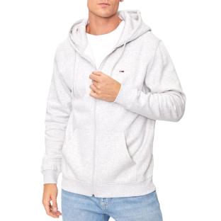 Sweat Zippé Gris Clair Homme Tommy Hilfiger DM0DM2 pas cher