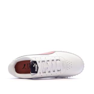 Baskets Blanche/Rose Fille/Femme Puma Carina 3.0 vue 0