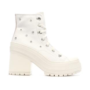 Baskets Blanches Femme Converse Chuck 70 De Luxe vue 2