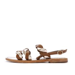 Sandales Camel/Doré Femme Only Claire pas cher