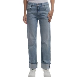 Blaue Straight-Jeans für Mädchen von Teddy Smith im Boyfriend-Stil Ansicht 0