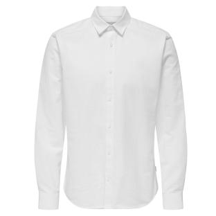 Chemise Blanc Homme Only & Sons Cantley pas cher