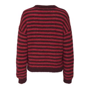 Pull Noir/Rouge Femme JDY Zoey vue 2