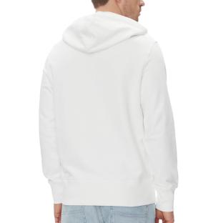 Sweat à Capuche Blanc Homme Calvin Klein Jeans Brush Stroke vue 2