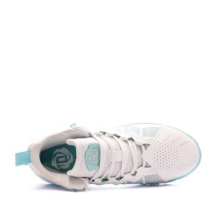 Chaussures de basket-ball Blanche/Bleu Adidas Son Of Chi vue 0