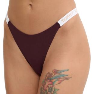 String Prune Femme Tommy Hilfiger Deep pas cher