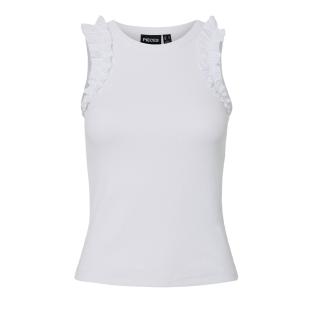 Débardeur Blanc Femme Pieces Tubana vue 0