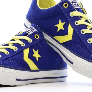 Baskets Bleu Roi Homme Converse Star vue 0