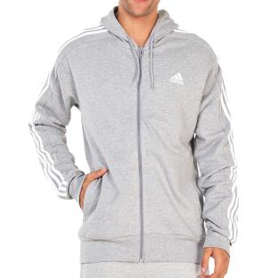 Sweat Zippé Gris Homme Adidas IC9833 pas cher