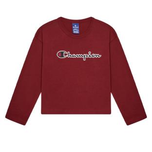 T-shirt Manches longues Bordeaux Fille Champion 404233 pas cher