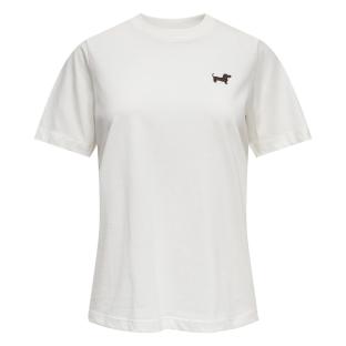 T-Shirt Blanc Femme JDY Teckel vue 0