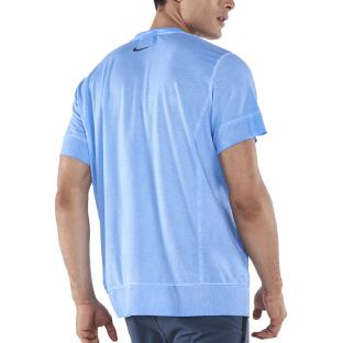 T-shirt Bleu Homme Nike Earth vue 2