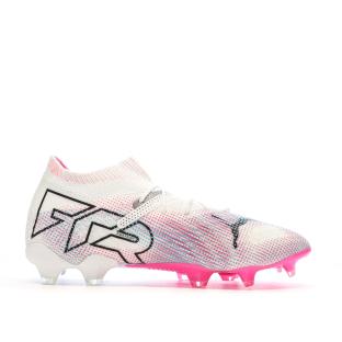 Chaussures de foot Blanches/Roses Homme Puma Future 7 Ultimate vue 2