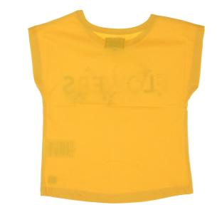T-shirt Jaune Fille EOM Luzine vue 2