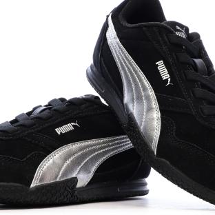Zapatillas negras/plateadas para niño Puma Bella Donna ver 0