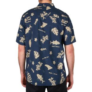 Chemisette Manches Courtes Marine Homme Salty Crew Twisted Tides vue 2