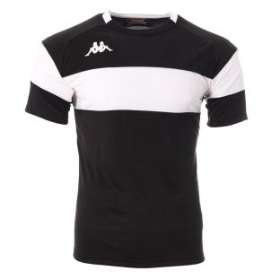 T-Shirt de Sport Noir/Blanc Garçon Kappa Dareto 33133WWJR pas cher