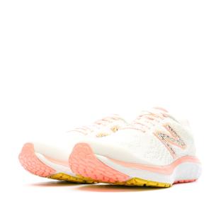 Chaussures de running Blanches/Roses Femme New Balance 680 vue 6