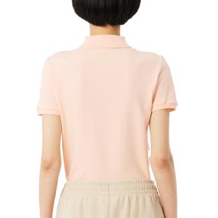 Polo Orange Clair Femme Lacoste PF5462-031 vue 0