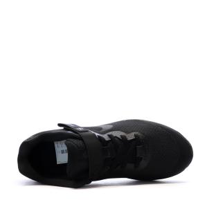 Baskets Noires Garçon Nike Revolution 6 vue 4
