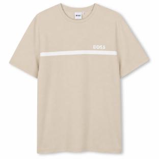 Camiseta beige para niño de Hugo Boss J52727 ver 0