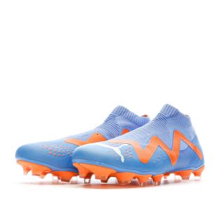 Chaussures de Football Bleu/Orange Homme Puma Future Match 107176 vue 6