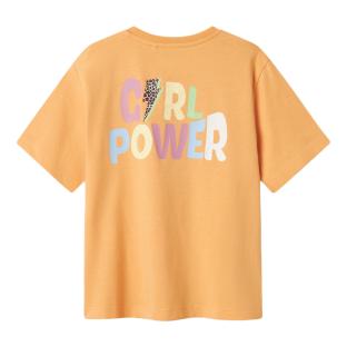 T-shirt Orange Fille Name it Tarima vue 2