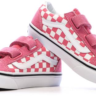 Baskets Rose Fille Vans Old Skool vue 7