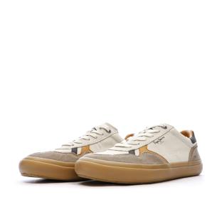 Baskets Beiges Homme Pepe jeans Travis Retro vue 6