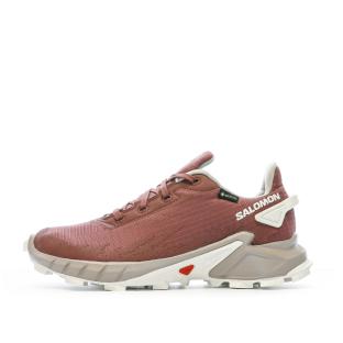 Chaussures de Trail Rouge/Blanche Femme Salomon Alphacross 4 pas cher