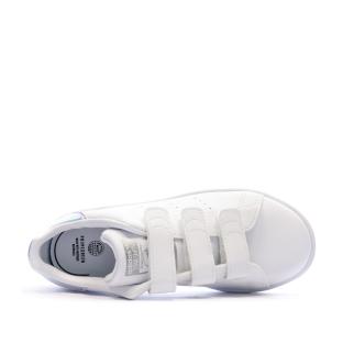 Stan Smith Baskets Blanches à Scratch Enfant Adidas vue 0
