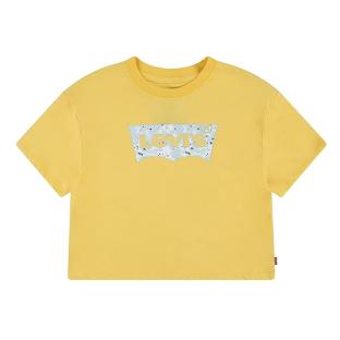 T-shirt Jaune Fille Levi's 4EH214 pas cher