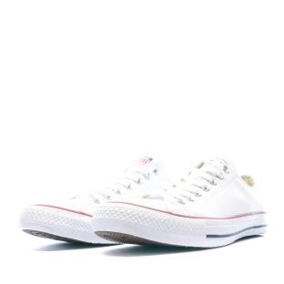 All Star Baskets cuir blanc homme/femme Converse vue 0