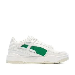 Baskets Blanche/Verte Homme Puma Slip stream vue 2