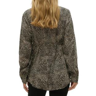Chemise Noire/Beige Femme Mamalicious Cherry vue 0