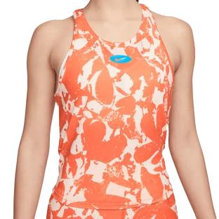 Débardeur Orange Femme Nike Luxe vue 0