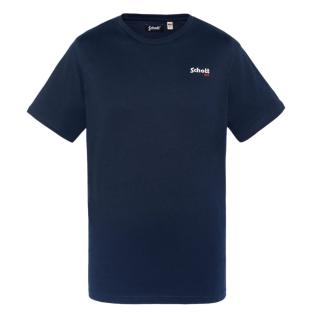 T-shirt brodé marine homme Schott NYC pas cher