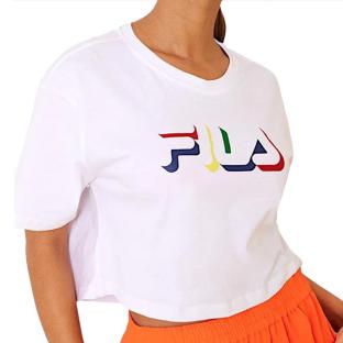 T-shirt Blanc Femme Fila Boituva pas cher