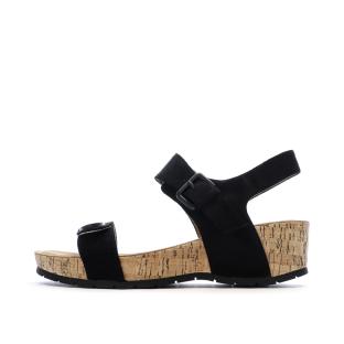 Sandales Noires Femme Chattawak Laspinas vue 0