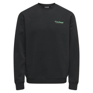 Sweat Noir/Vert Homme Only & Sons 22034848 vue 0