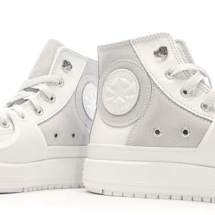 Baskets Blanches Homme Converse Chuck Taylor All Star Construct A05615C vue 0