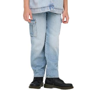 Jean Droit Cargo Bleu Clair Fille Kids ONLY Mony Wide pas cher