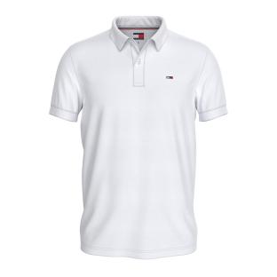 Polo Écru Homme Tommy Hilfiger Slim Placket pas cher