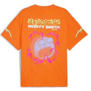 T-Shirt Orange/Jaune Homme Puma Hoops X Rick And Morty vue 0