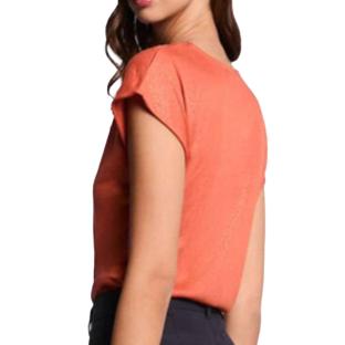 T-shirt Orange Femme Morgan Fantaisie 241 DAGA vue 2