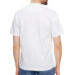 T-shirt Blanc Homme Pepe jeans Clement vue 2