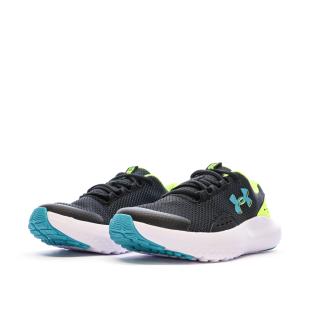Baskets Marine/Jaune Garçon Under Armour Surge 4 vue 6