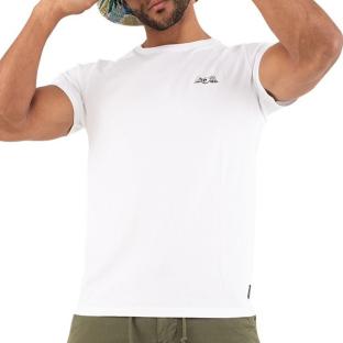 T-shirt Blanc Homme Von Dutch SHAVE pas cher